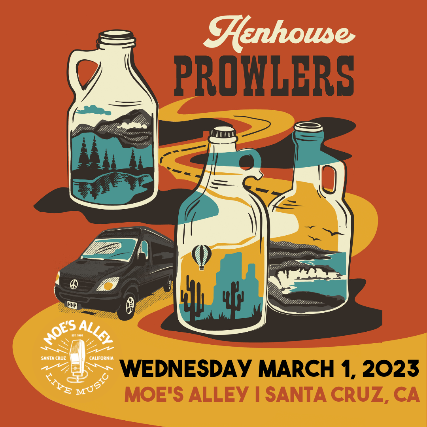 Moe's Alley proudly presents an evening of bluegrass with The Henhouse Prowlers!