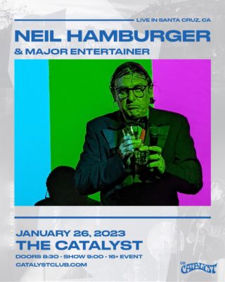LIVE IN THE ATRIUM: NEIL HAMBURGER WITH MAJOR ENTERTAINER | FULLY SEATED