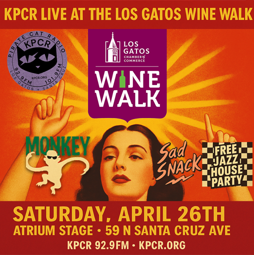 KPCR at the Los Gatos Wine Walk
