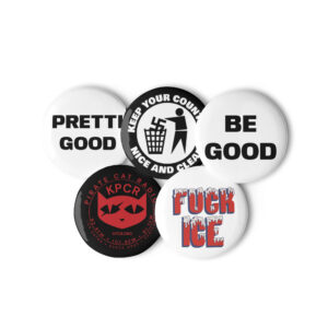 5-Button Set: Support KPCR & Defend Our Communities